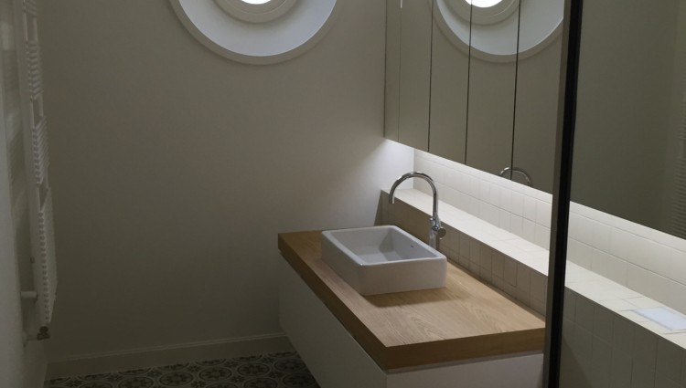 Salle de Bains Luxemboug meubles+miroir