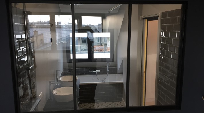 Salle de Bains Luxembourg Verrière Industrielle 19.3