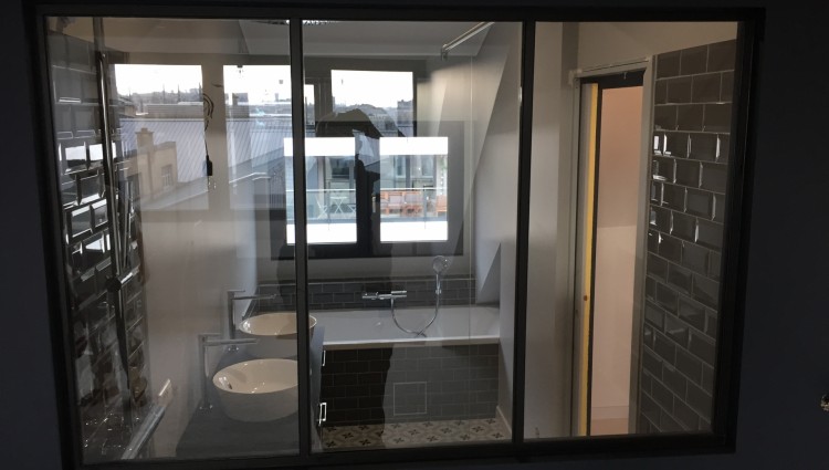 Salle de Bains Luxembourg Verrière Industrielle 19.3