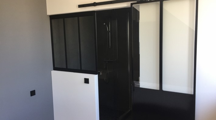 Rénovation suite parentale Luxembourg M² porte atelier