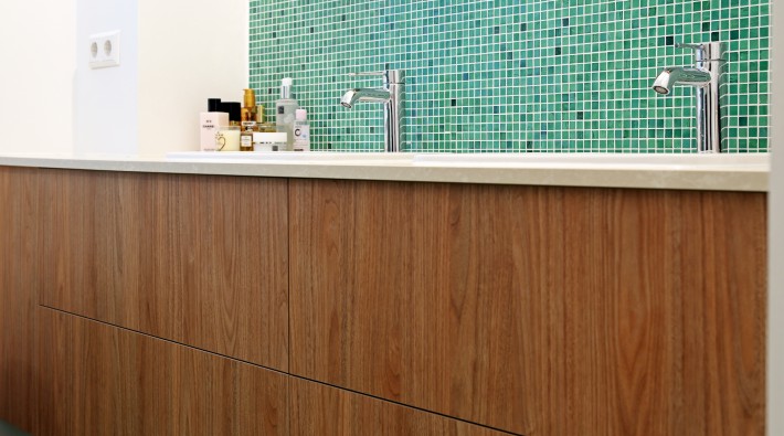 Salle de bains robinetterie chrome