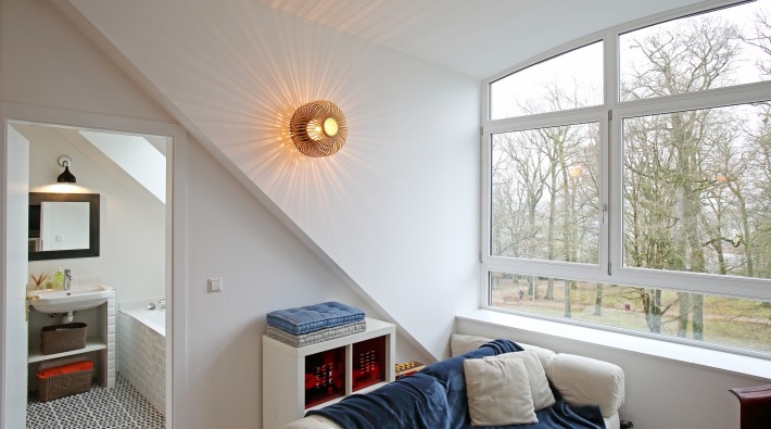 Salle de bain sous combles Luxembourg  14.1